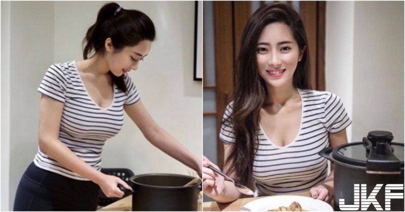 【WPT扑克】會計事務所「超正女秘書」！低頭煮飯「飽滿身材」無所遁形！好想跟她一起用餐啊！