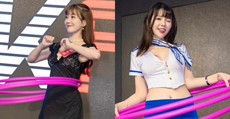 【WPT扑克】老師尬空姐！「JKF雙女神」性感搖擺，「細腰擺翹臀」與粉絲玩嗨呼拉圈！