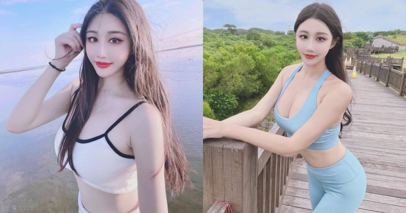 【WPT扑克】正妹「夏小允」望高寮運動造型好辣，「逆天線條」讓遊客都狂瞄！