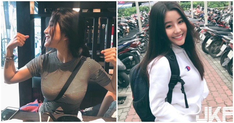 【WPT扑克】制服奶妹「愛把大碗公擺上桌」，超緊身曲線「背帶卡到深溝裡了」！