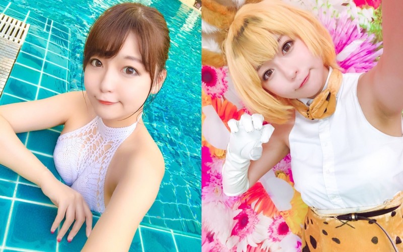 【WPT扑克】超萌系Coser「千都ちひろ」櫻桃小嘴嘟起來超可愛　細緻「雪白蜜腿」更是肉感十足啊