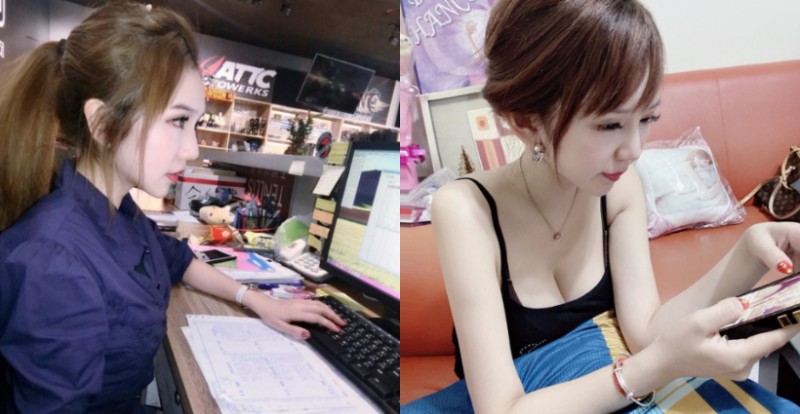 【WPT扑克】精靈系OL「蔡粉粉」上班認真神情真美麗　下班展現火辣身材更性感