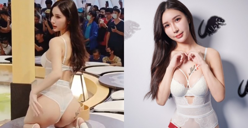 【WPT扑克】長腿小姐姐「夢夢MonMon」TRE泡錢湯大方展現渾圓美臀！