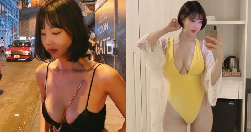 【WPT扑克】巨乳辣妹夜遊時「布料過少」！兩粒「渾圓雪球」露出2/3顆，真的好危險！