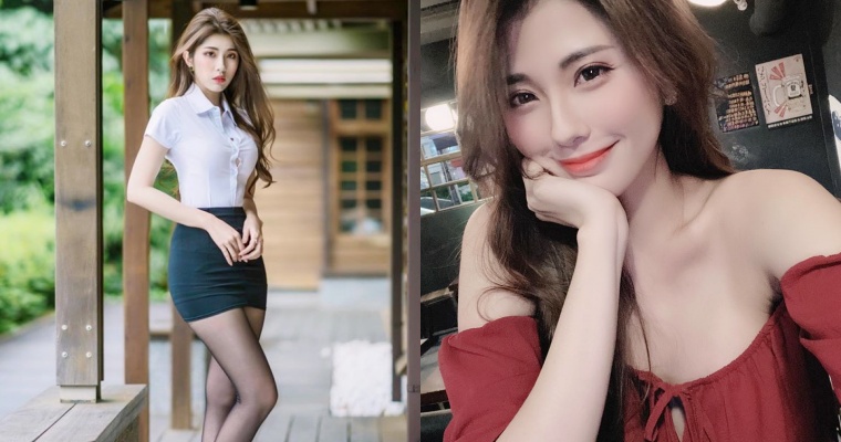 【WPT扑克】好想當她的同事…甜姐兒「沐沐」穿「黑絲襪」曬美腿！仔細一看…襯衫釦子不對勁了