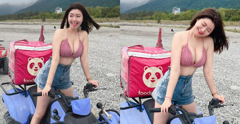 【WPT扑克】使命必達！正妹外送員「Judy邱比特」騎沙灘車跑單　餐點都是特大辣