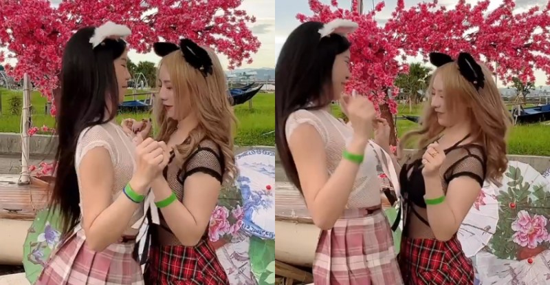 【WPT扑克】長腿御姊羅莉Rolly和美臀御姊丁丁竟在大庭廣眾下來場「奶相撲」