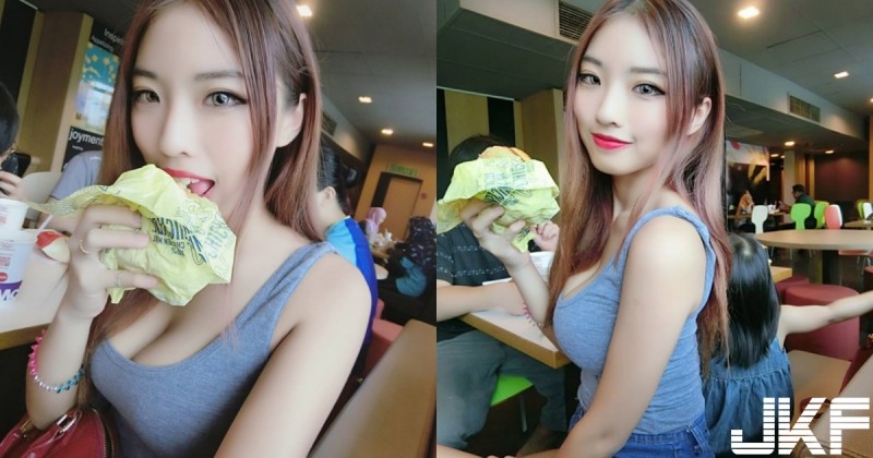 【WPT扑克】麥當勞出現「神秘大奶妹」！奶肉堪比大麥克，「火辣乳球」路人大喊受不了～