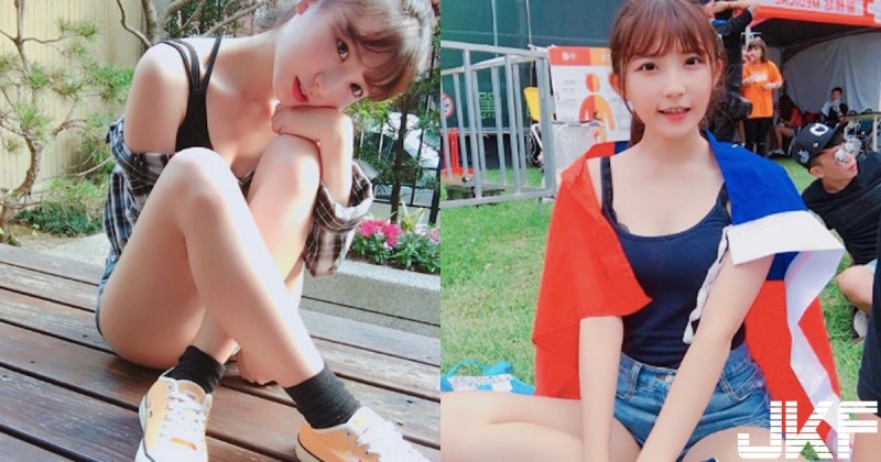 【WPT扑克】黑色背心我可以！「清新小隻馬」小露性感，熱褲底下「白嫩大腿」看起來太可口啦！