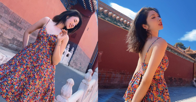 【WPT扑克】「天菜正妹」紫禁城內甜放性感力，「性感香肩」搭笑顏遊客全戀愛