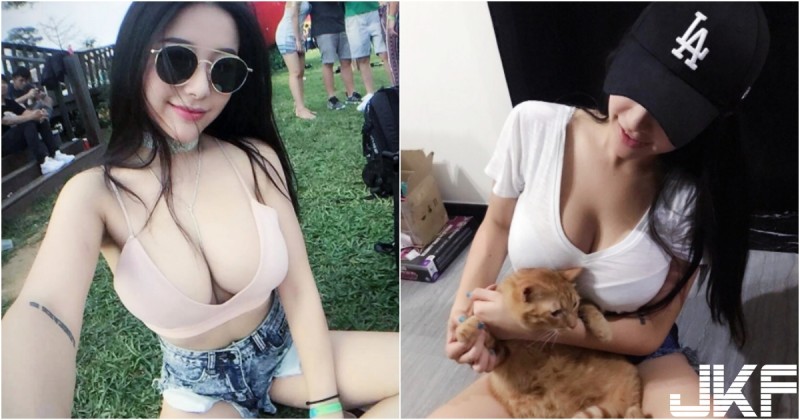 【WPT扑克】音樂祭大解放！「大奶正妹」上圍爆滿！白嫩Ｑ彈的「兩顆巨球」快把貓壓窒息啦！