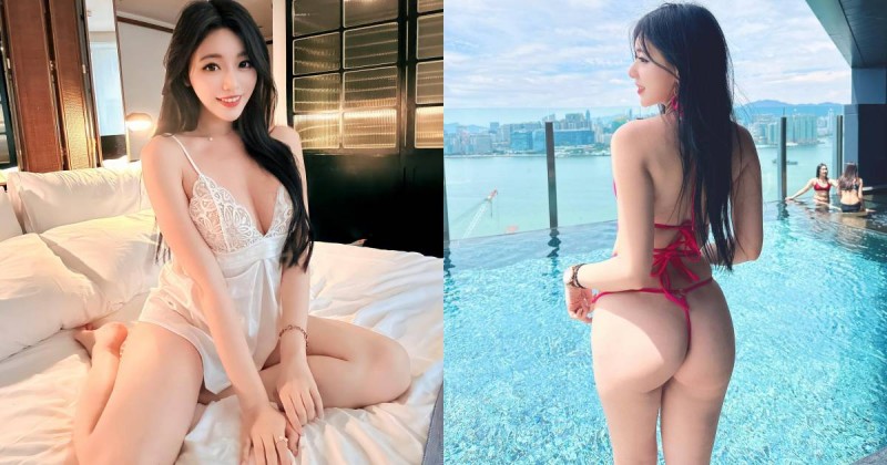 【WPT扑克】氣質正妹「謝立琪 Kiki」香港旅遊遇颱風，只好在房間裡狂拍辣照