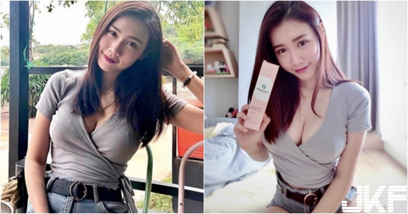 【WPT扑克】畫面好辣！妹子胸前「白嫩大肉包」呼之欲出！「低胸爆乳裝」貼緊身材Ｓ曲線畢露！