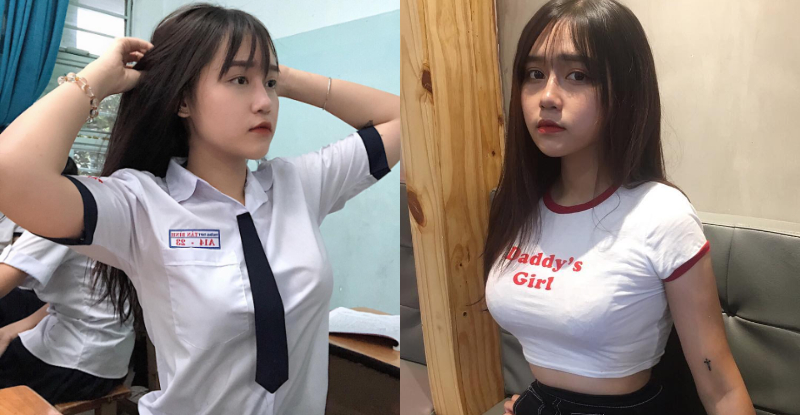 【WPT扑克】現在學生發育都這麼好？高校萌妹胸前「發育過剩」快把衣服撐壞！