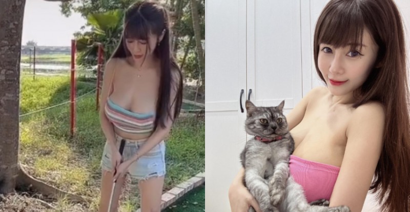 【WPT扑克】巨乳甜心「安希Anxi」挺兩顆大白球打小白球　讓人想一桿進洞