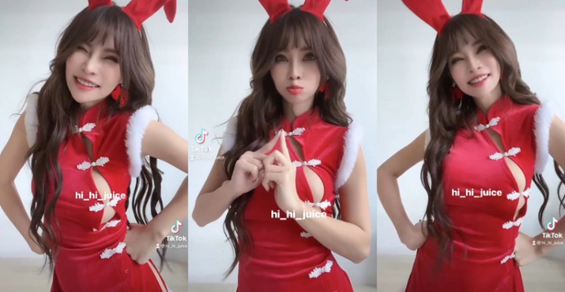 【WPT扑克】「Juice小蜜桃」旗袍熱舞卻包不住　盤扣整排爆開啦！