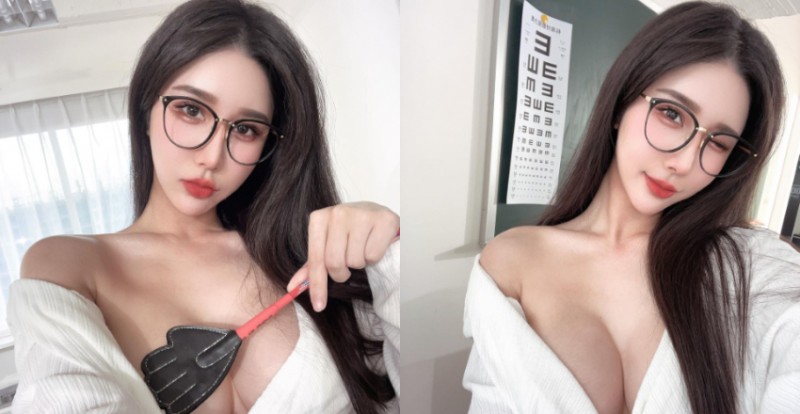 【WPT扑克】巨乳「保健室老師」視力檢查　網友：只看得到胸前兩個E