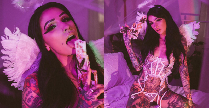 【WPT扑克】墮落天使！刺青辣妹全身上下佈滿狂野紋身　火辣胴體讓人不小心淪陷