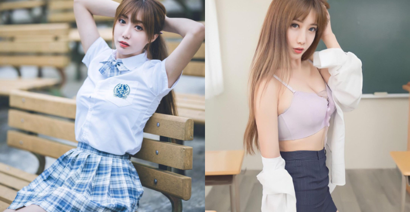 【WPT扑克】電眼學生妹「簡優優」下課秒現形，「圓挺美乳」引誘男同學開發！