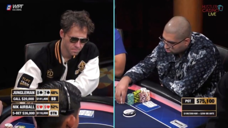【WPT扑克】扑克牌局 | Jungleman和Airball的激情碰撞：你“偷”一手，我骗一局