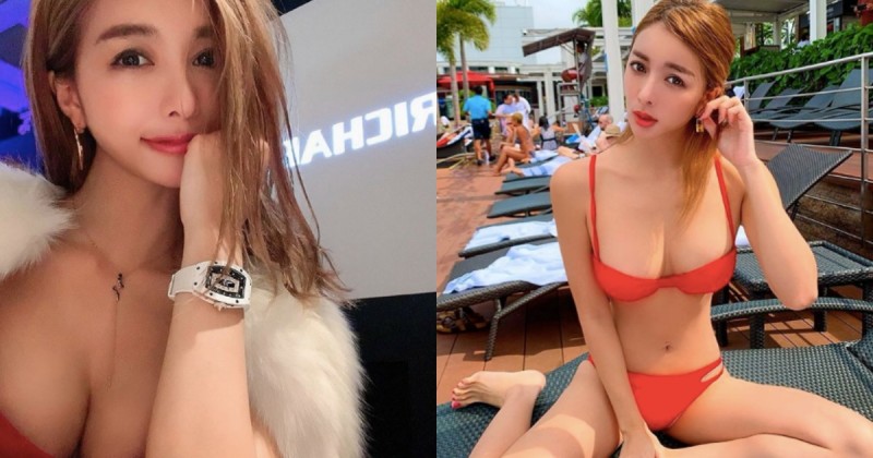 【WPT扑克】土豪正妹天天玩耍打卡！「Rirey」邊環球邊秀球，兩顆飽滿黑珍珠不怕人看！