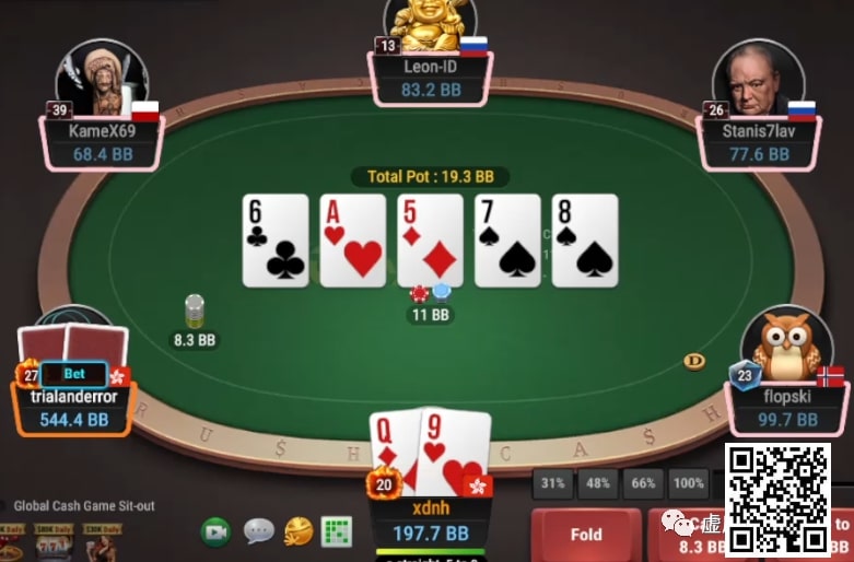 【WPT扑克】牌局分析：尝尝孙老师的迷踪拳