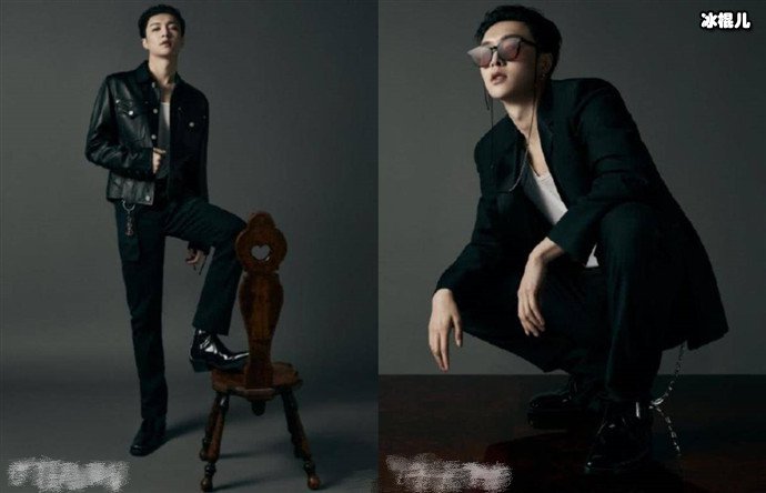 【WPT扑克】张艺兴硬照更有味道，大背头配全黑装束，看上去又A又飒