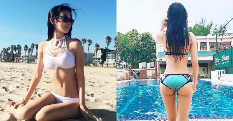 【WPT扑克】甜美酒窩妹裸身遊泳！轉過身來正面「可愛美乳」、背面「渾圓翹臀」！