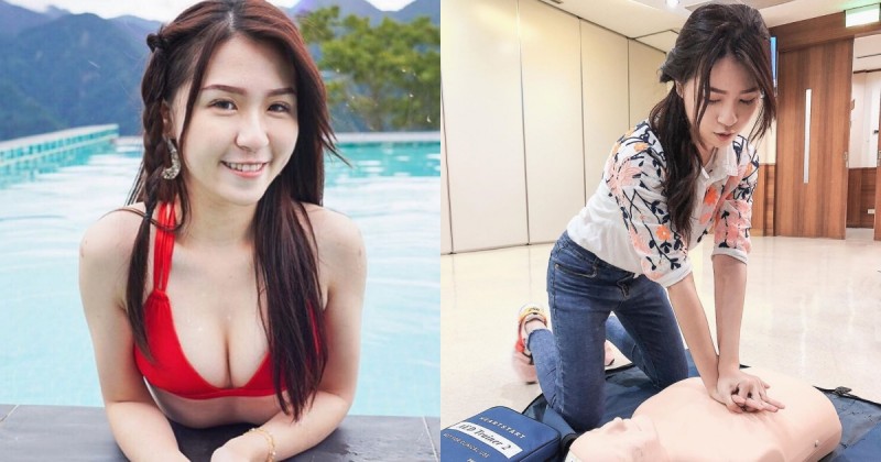 【WPT扑克】超甜美「正妹呼吸治療師」Cube，醫師袍下好身材大放送 「爆乳比基尼」快讓人喘不過氣！