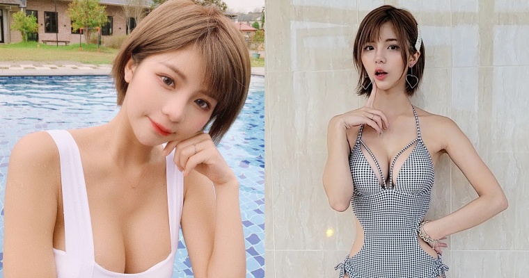 【WPT扑克】短髮美模「小米恩」連身泳衣造型曝光！「D 級事業線」狂吸千讚