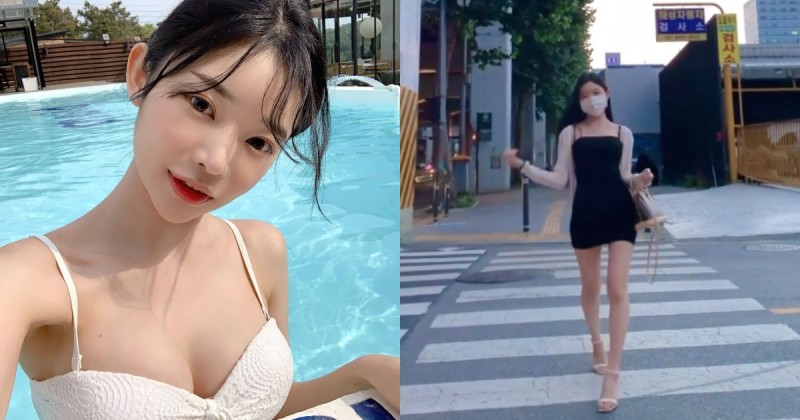 【WPT扑克】韓國街頭超正「短裙長腿妹」，身材纖細卻有料，清純臉蛋藏著小惡魔的內在！