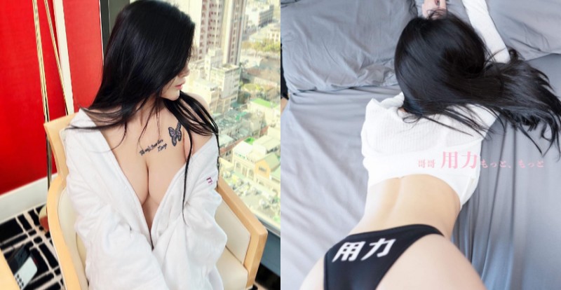 【WPT扑克】調皮女孩「奈奈Nana」擺出撩人姿勢挑逗　內褲上還有害羞的字