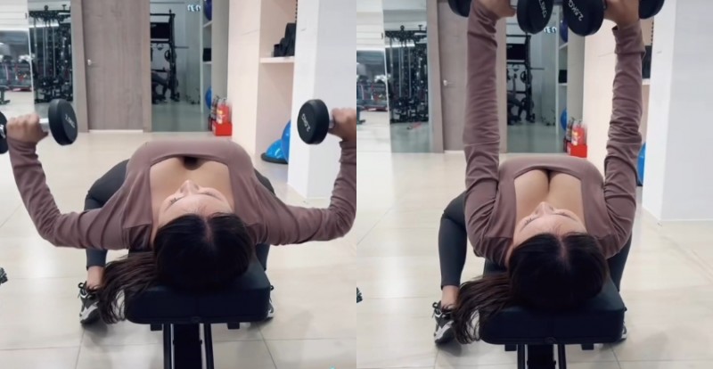 【WPT扑克】這角度我給五星好評！菜鳥教練練臥推　谷間開合畫面讓學員衝動