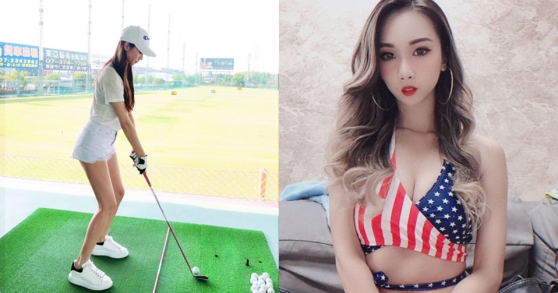 【WPT扑克】美豔正妹「Mikki紋紋」球場火辣揮桿，「修長的美腿曲線」看了都心動！