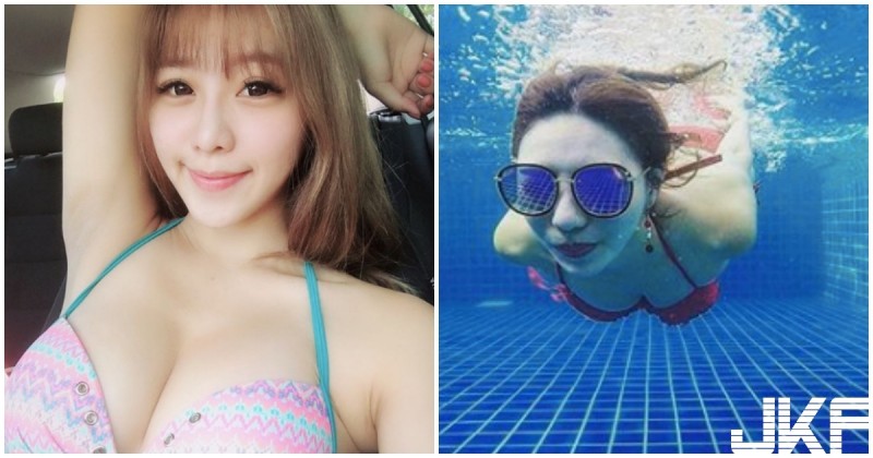 【WPT扑克】正妹遊泳「乳視角好驚人」！「正面深溝」形狀超飽滿的！