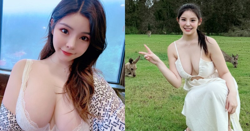 【WPT扑克】澳洲也有乳牛！兇猛正妹「子銥Cynthia」爆乳洋裝挺「深邃海溝」跟袋鼠合照！