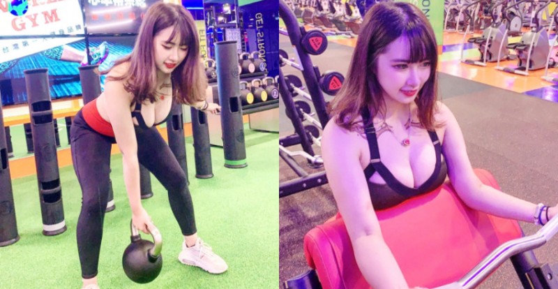 【WPT扑克】台中World Gym教練「Vivi」身材火辣　快比壺鈴還要大！