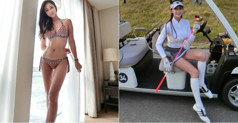 【WPT扑克】球場驚見長腿正妹！妹子緊握球桿露出緊翹「蜜桃臀」，好想看他抓小鳥！