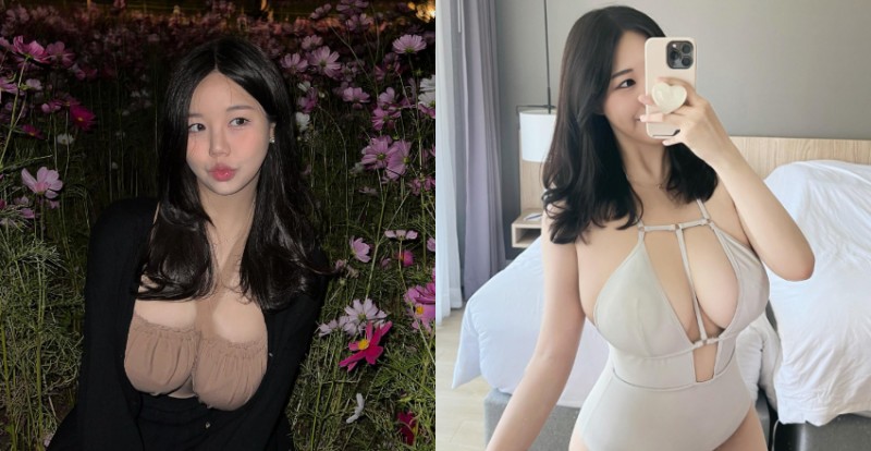 【WPT扑克】這比例太不科學！性感小姐姐乳量過滿　每一張照片都直接溢出