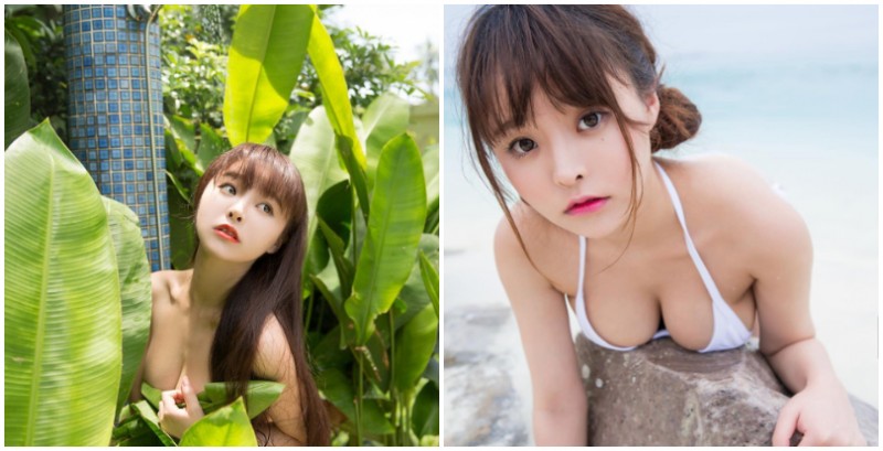 【WPT扑克】「巨乳正妹」戶外洗澡只能拿葉子遮！超完美爆乳配上純白比基尼94養眼！