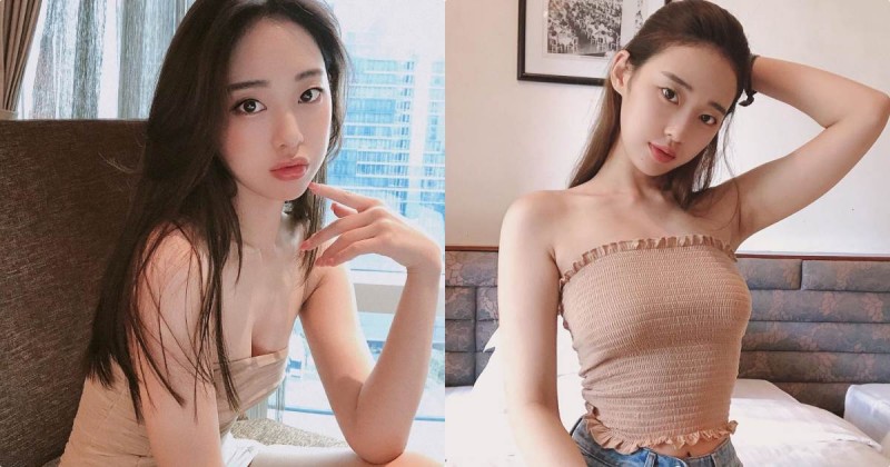 【WPT扑克】高冷妹子「平口裝現出深溝」，優質好曲線散發濃厚魅力！