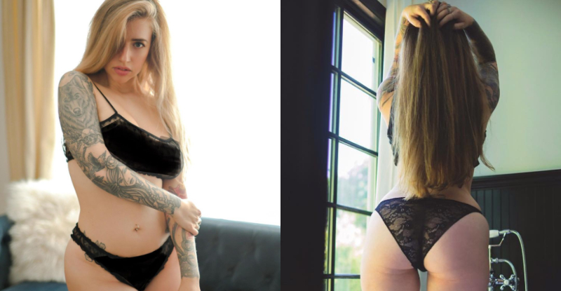 【WPT扑克】刺青妹拍寫真展現美式豐潤體　鏡頭下無虛假真實呈現　網友：夠真誠～