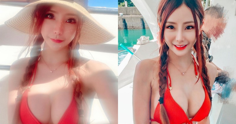 【WPT扑克】墾丁南灣最美風景！性感E奶妹「瑜寶寶」遊艇大秀好身材，火辣曲線讓人想和她出海！