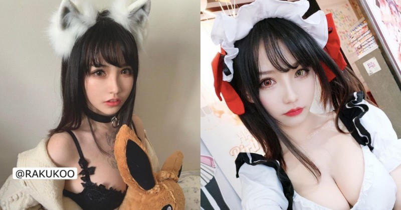 【WPT扑克】超甜美獸耳學生妹「洛洛子」，毛茸茸粉嫩嫩還有「圓潤白皙」大奶奶～