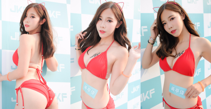 【WPT扑克】體育正妹變身派對「火辣尤物」！「亭瑋」性感長腿跨坐泳圈太誘惑！