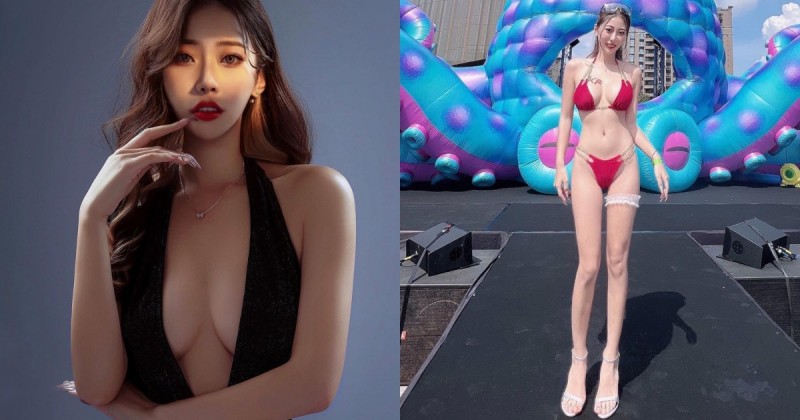 【WPT扑克】濕身預備！性感小野馬「玟妡Wen Hsin」超吸睛，「火辣長腿」征服全場！