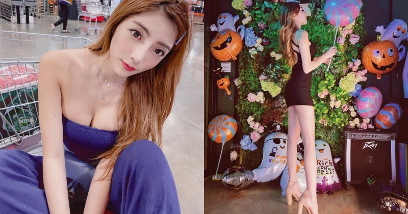 【WPT扑克】腿控讚起來！「Lola李佳玲」爆乳逛大賣場補肉肉，沒想到上身有料下身也很狂！