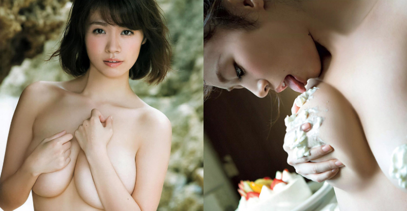 【WPT扑克】自己舔自己！「Ｉ奶正妹」低頭大舔奶油　軟嫩巨乳太誘惑！