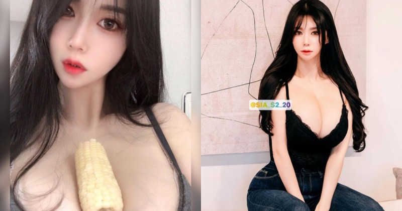 【WPT扑克】歐派變成大平台！「性感巨乳妹」玉米夾雙球深溝，吃東西都不用手扶！