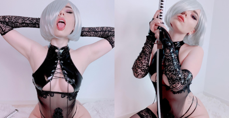 【WPT扑克】工口Coser張嘴吐舌極致撩　化身「尼爾2B」風騷色氣濃隔著螢幕都聞得到